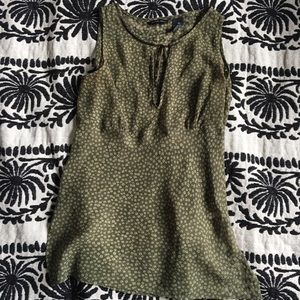 Sheer keyhole blouse